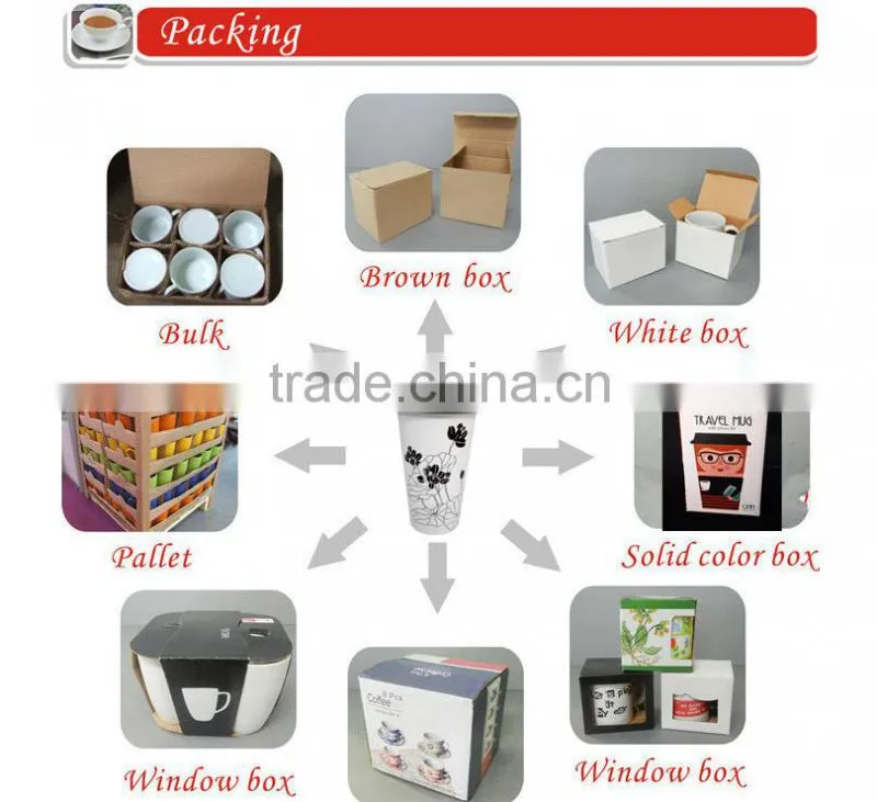 colorful ceramic coffee cup for promotional