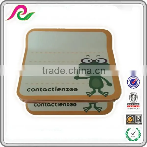 Custom cute Sticky note ,sticky note pad, note pad china supplier