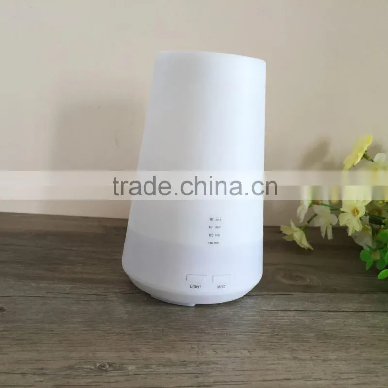 24V Led Lamp Electric Oil Diffuser /100ML Ultrasonic Aroma Diffuser With Changeable Led Light