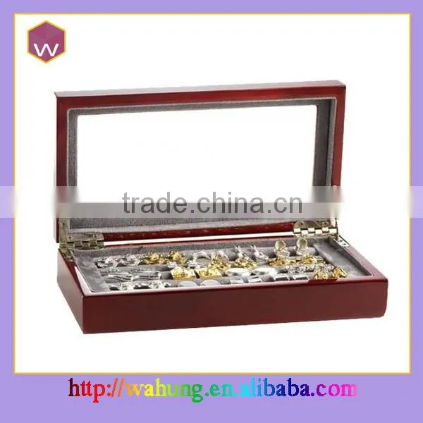 Cuff links wood packing box cufflinks box