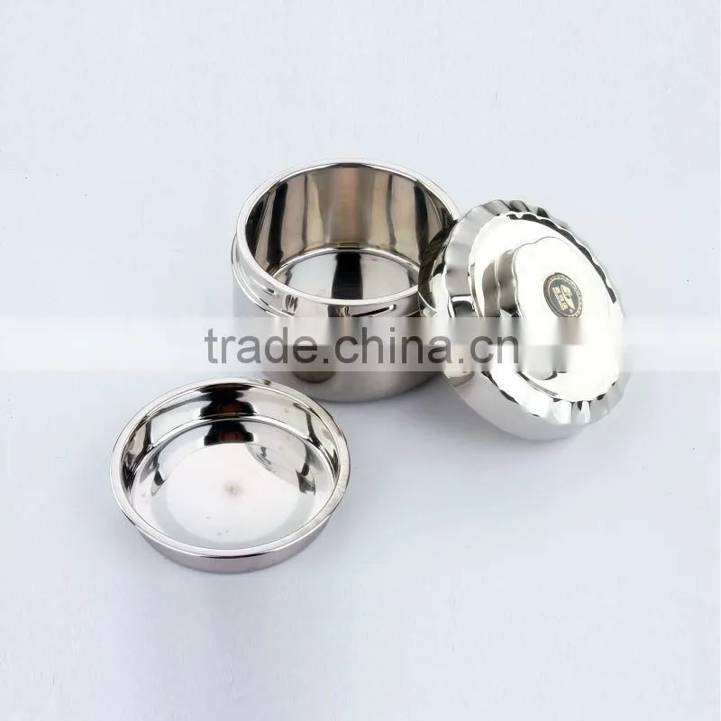 201# Stainless Steel Tableware Double-ply warm lunch container
