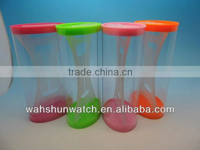 2013 factory direct selling single display transparent plastic watch display box