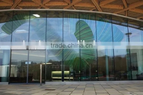 Colored Printed Glass Decorative Exterior Glass Wall Panels