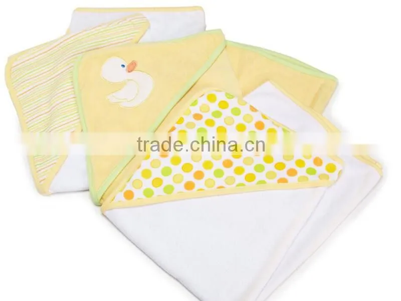 Soft Terry Hooded Towel Set
