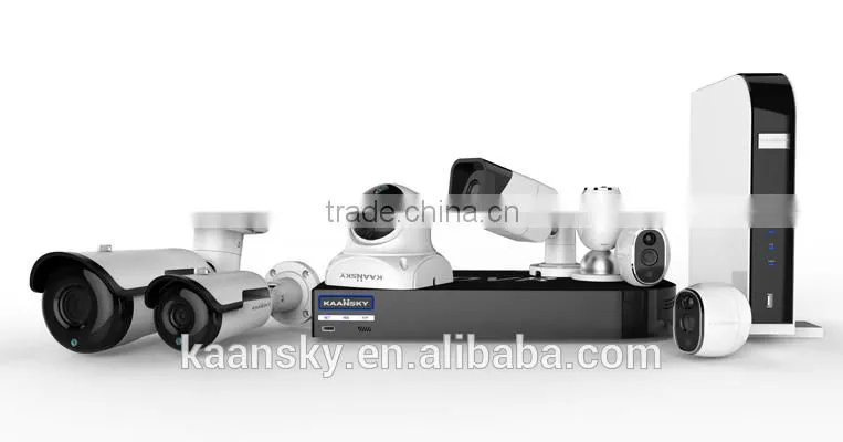 KAANSKY NEW DESIGN 720P 16CH H.264 real time P2P cloud service AHD DVR, with 2 HDD each up to 4TB