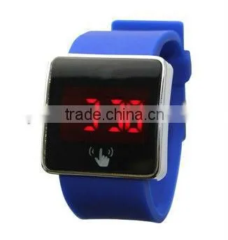 Japan movt digital apple led watch with custom logo