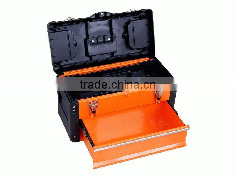 Steel tool box with drawer