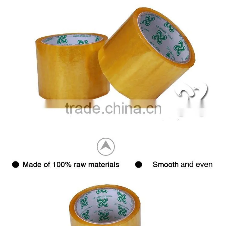 Popular BOPP low residue printed No noise stationary tape