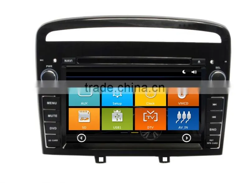 ZESTECH China Factory OEM ODM car CD player for Peugeot 408 Car dvd gps player