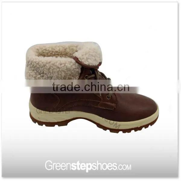 men fur lining winter boots