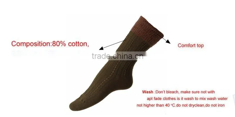 Winter warm hot selling casual dress socks women's terry socks