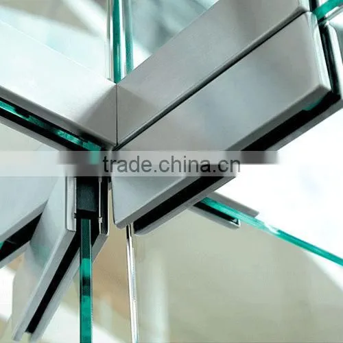 PF-040 glass door L corner patch fitting