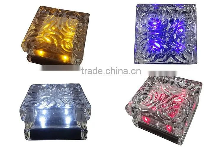 home garden new solar power 6 led outdoor pavement led light