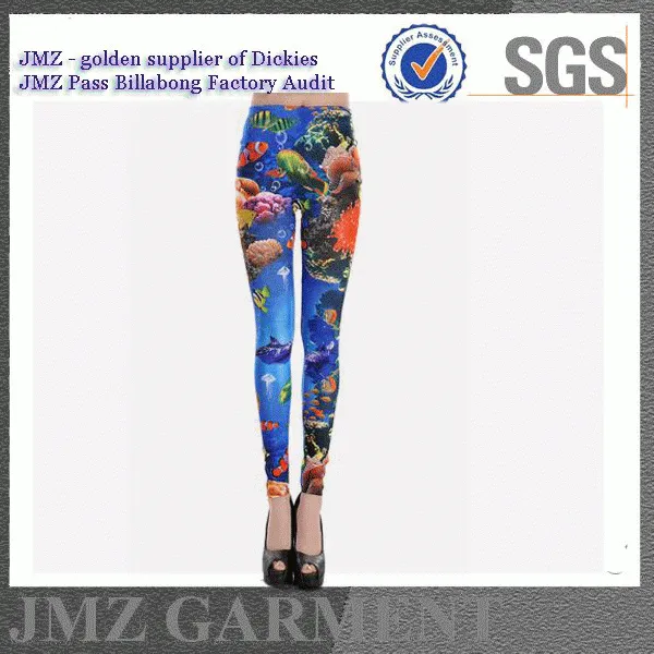 New fashion ptint leggings for women printing legging suppliers