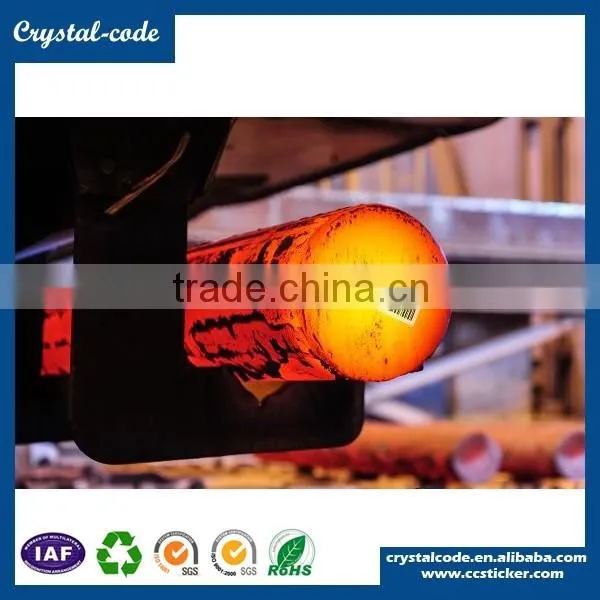 Full color printing self-adhesive screen printing thermal transfer high temperature label