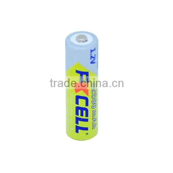 NI-MH telecontroller battery NI-MH AA rechargeable 2600mah 1.2V battery