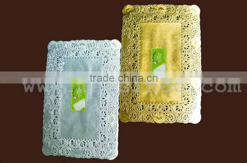 15 x 30 cm White Rectangular Paper Doyley