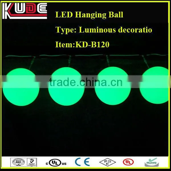 LED illuminated beautiful hanging decorative balls/cool bar decorations/luminous hanging balls for decor