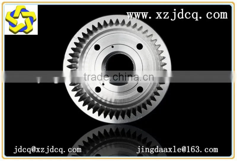 xcmg liugong 49 teeth Roller Gear Parts OEM high precision steel inner gears forged stainless ring gear