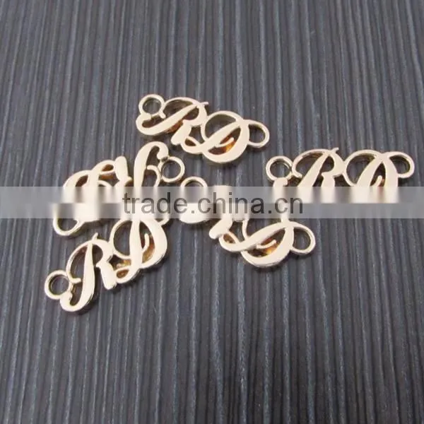 Special Letter Shape Logo Designed Metal Plate