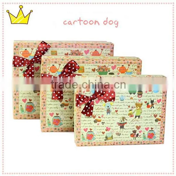 Delicated Cartoon 3pcs Set Gift Box