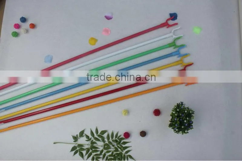 Striped PVC cover cloth hanger fork with high quanlity and competitive price