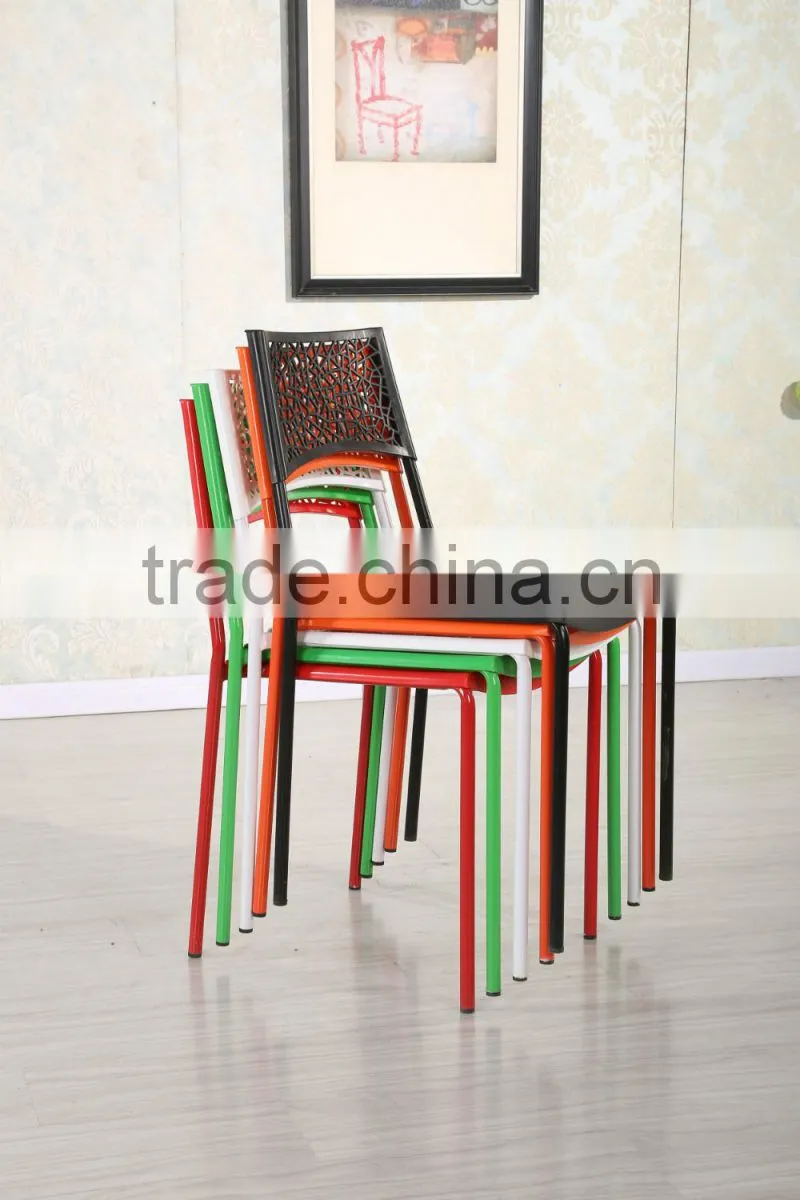 China supplier plastic stacking chairs for dining room