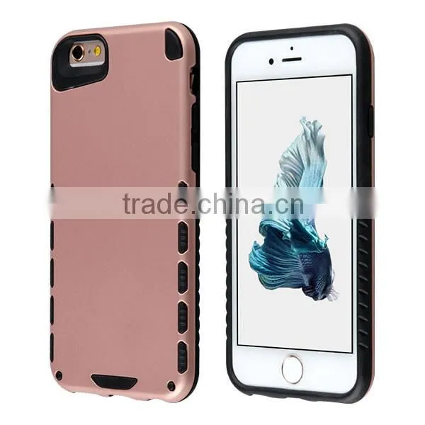 C&T Rose Gold Heavy Duty Rugged Hard Back Case Cover for Apple iPhone SE