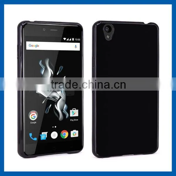 C&T Purple Slim Crystal Clear TPU Soft Case Shell for OnePlus X