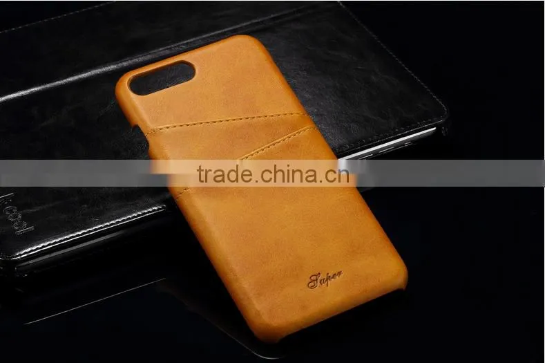 card slot leather case for iPhone 7 & iPhone 7 plus