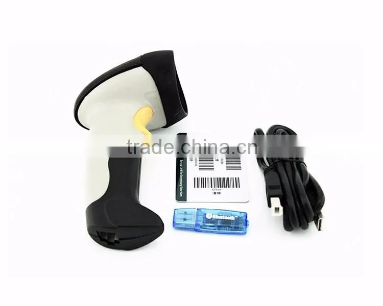 YHD Bluetooth wireless Handheld Rugged portable barcode scanner with memory