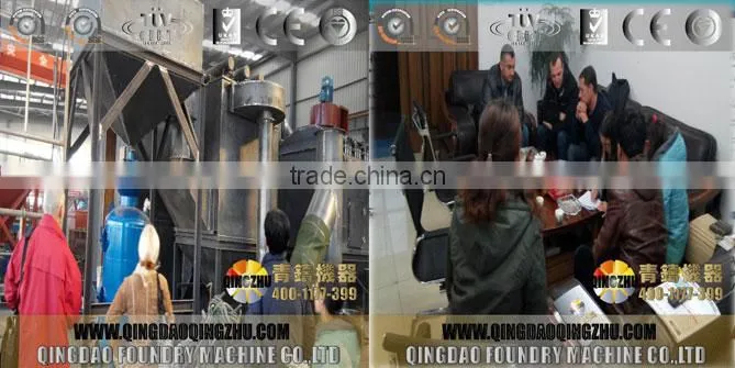 CE APPROVED Pass-through Wire Mesh Belt Shot Blasting Machine