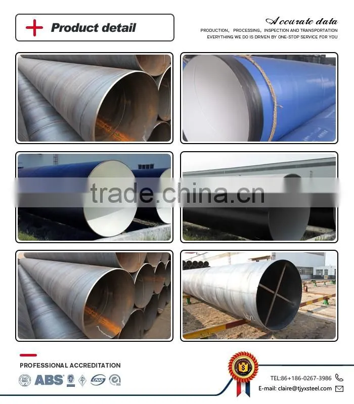 SSAW pipe: spiral welded pipe used for the oil and gas transmission and pipe pile