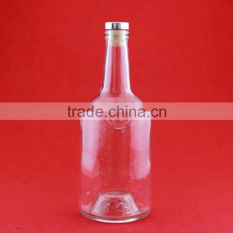 High quality perfume bottle woman shape white bottle frosted vodka bottle