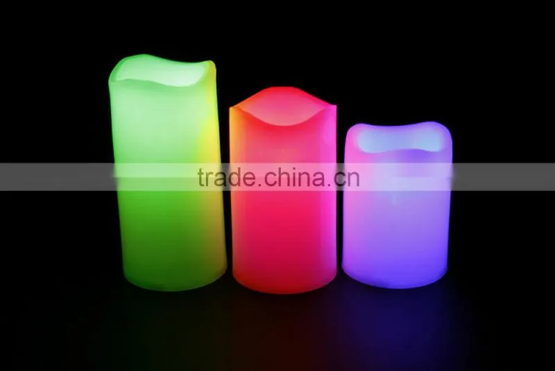 LED candle 3 pcs in set with remote controller
