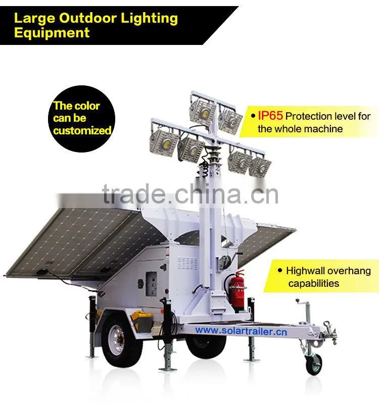 High lumen efficacy light tower uae for night lighting