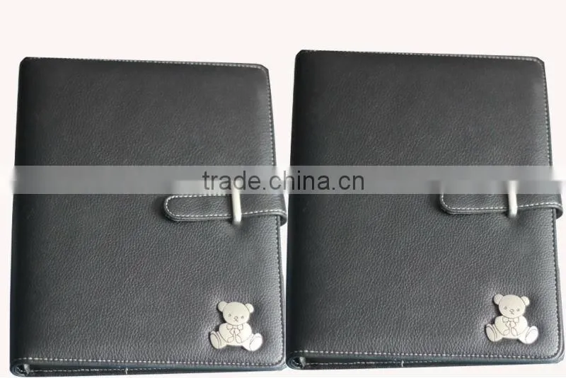 2015 new 6 ring leather organizer agenda organizer notebook