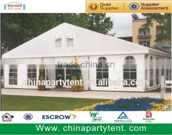 White luxury outdoor event tents wedding
