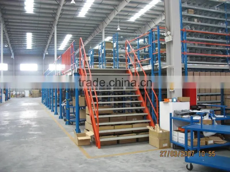 multi-tier &free standing Mezzanine racking system