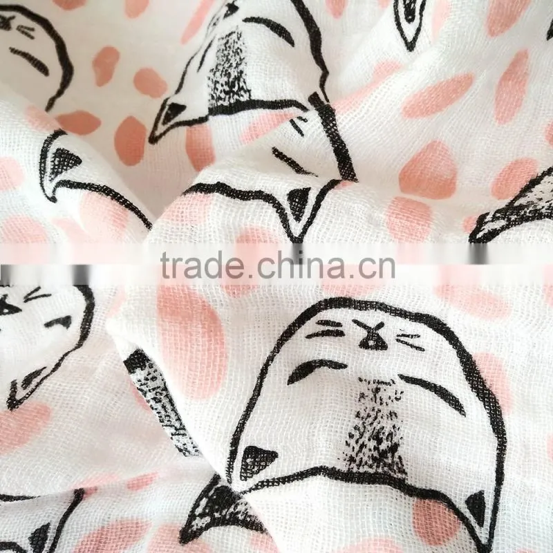 100 cotton muslin fabric