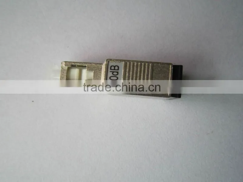 2015 hot selling FTTH SC male and female 0-30db optic fiber attenuator