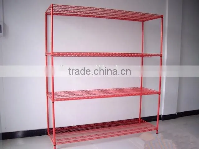 RH-HZM45-12018 Colorful Metal Wire Shelf