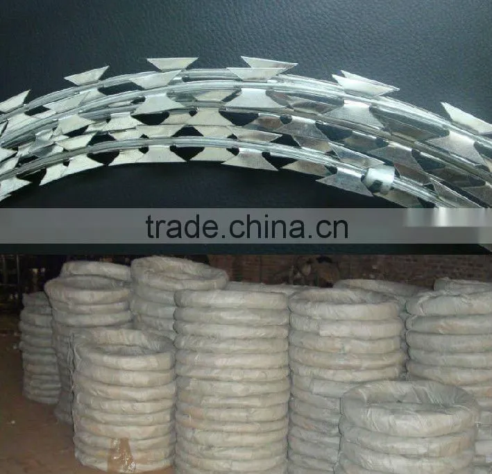 concertina razor blade wire