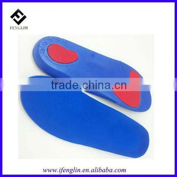 new design insole for flat foot orthotic insole pad 3/4 orthotic insoles