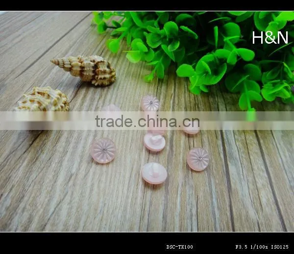 18L resin laser engraved pattern shank button
