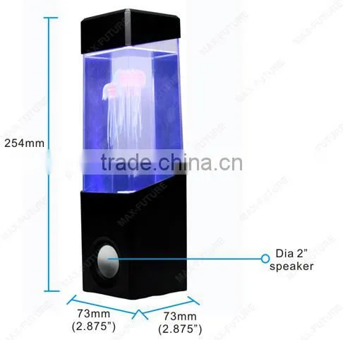 USB Input Mini Portable Speaker with Water dancing speaker,Jellyfish Lamp (F-1218J)