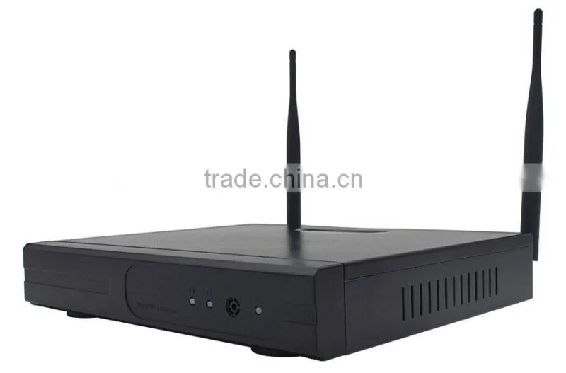 Plug n play IR Dome wifi ip camera 4 channel Wireless nvr kit
