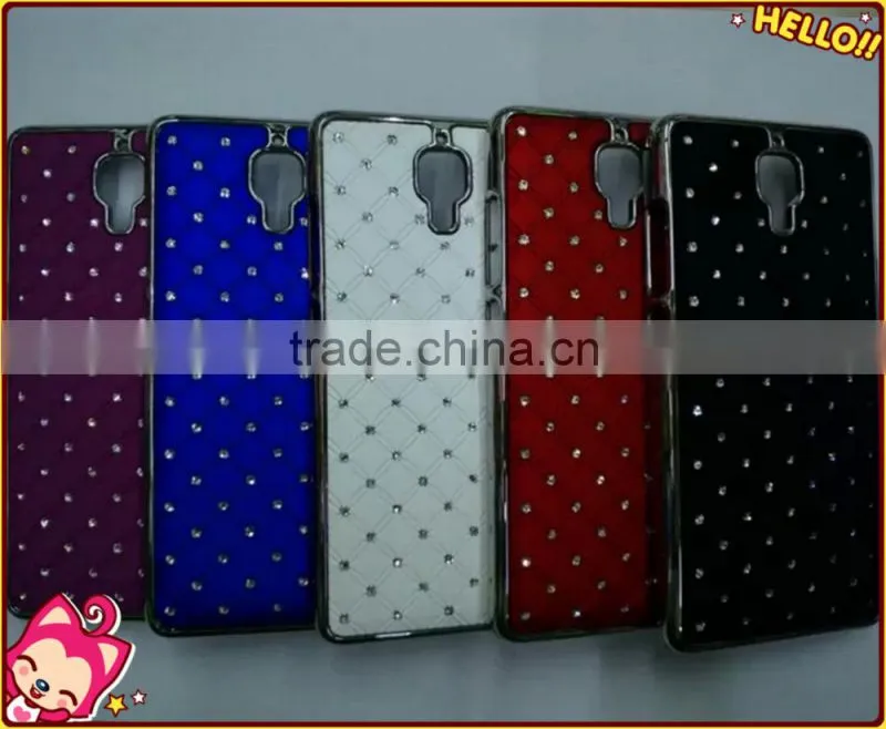 High quality Starry Sky Rhinestone Electroplating Hard Plastic Cover for Xiaomi MI4