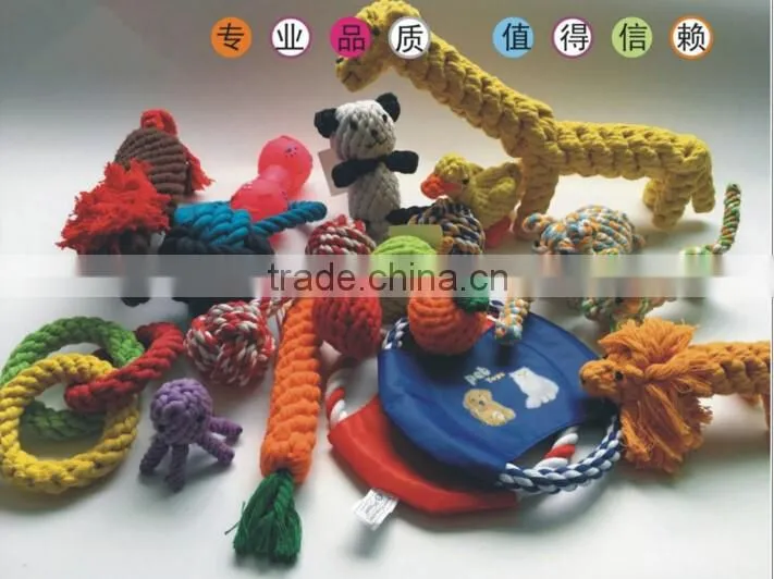 Pet supplier Hot Cotton Rope Pet Toy / High Quality Rope Dog Toy / Funny Dog Toy