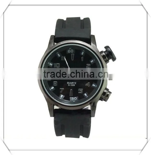 Hot selling fashion sport watch silicone strap Japan movement unisex watches